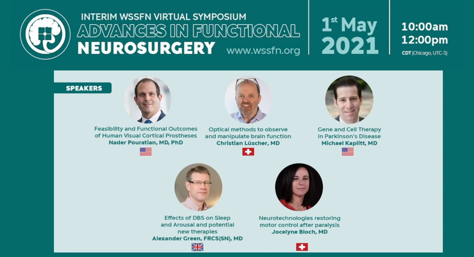 Interim WSSFN Virtual Symposium // Advances in Functional Neurosurgery