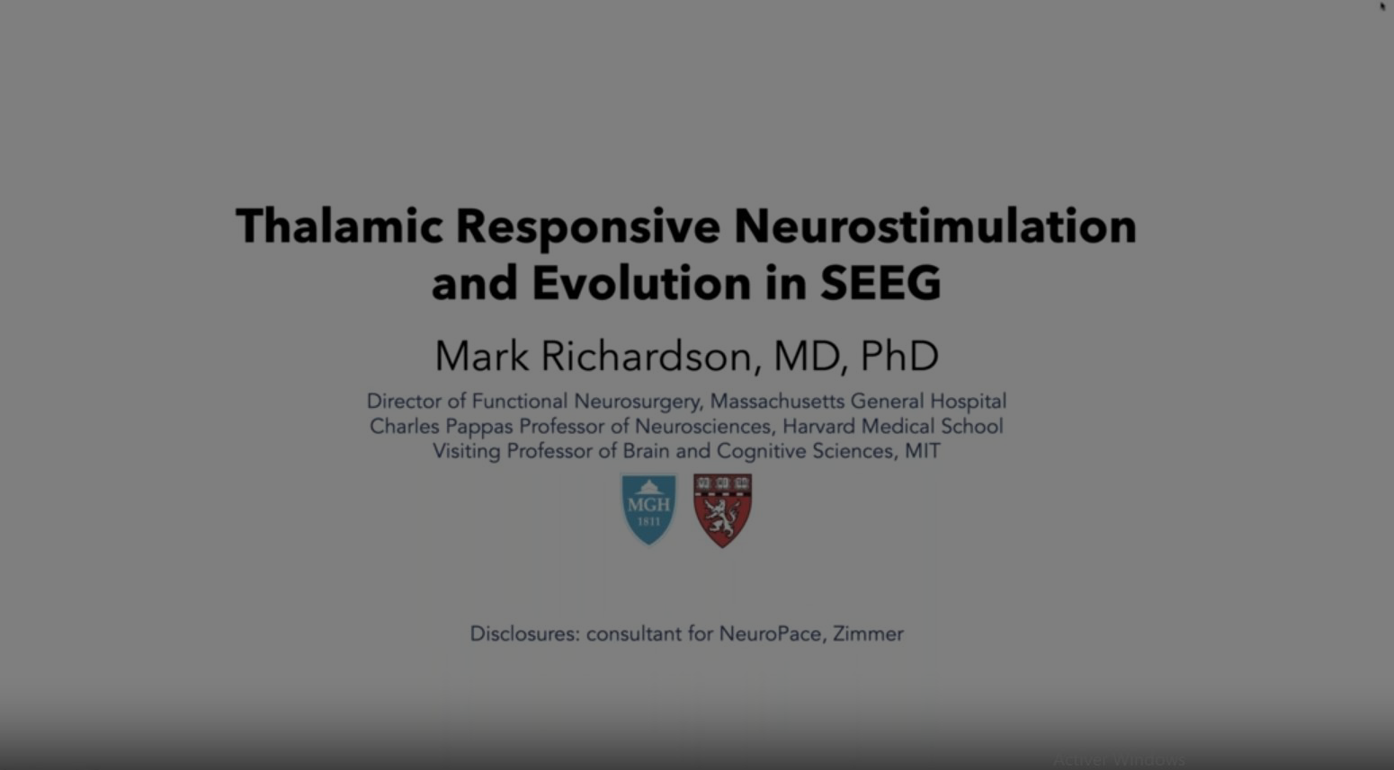 Thalamic responsive neurostimulation and evolution in SEEG